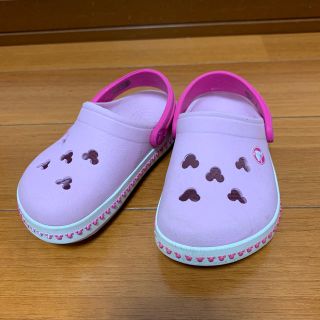 クロックス(crocs)のクロックス ミッキー キッズサンダル c6/7(サンダル)