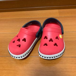 クロックス(crocs)の【kureha様専用】クロックス ミッキー キッズサンダル c4/5(サンダル)