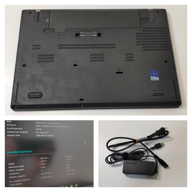 Lenovo(レノボ)のLenovo ThinkPad T460 ノートパソコン Corei5 スマホ/家電/カメラのPC/タブレット(ノートPC)の商品写真