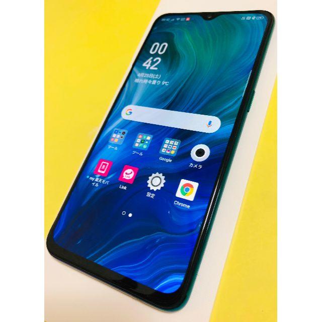 美品・完動品!】OPPO Reno A 128GB SIMフリー ブルー