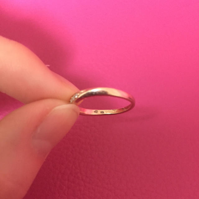 4℃(ヨンドシー)の4℃ ピンクゴールドリング 5号 レディースのアクセサリー(リング(指輪))の商品写真