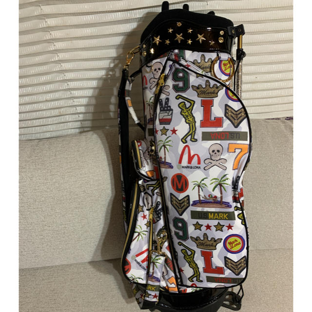 国内配送】 MARK&LONA キャディバッグ Doo-Bop White バッグ - aatsp