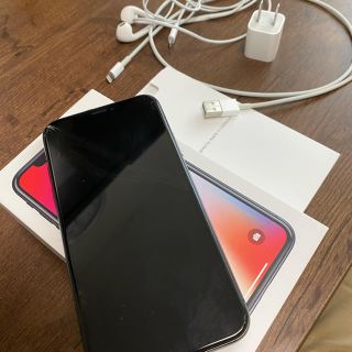 アイフォーン(iPhone)のSIMフリー iPhone X 256gb Apple ストア購入品(スマートフォン本体)