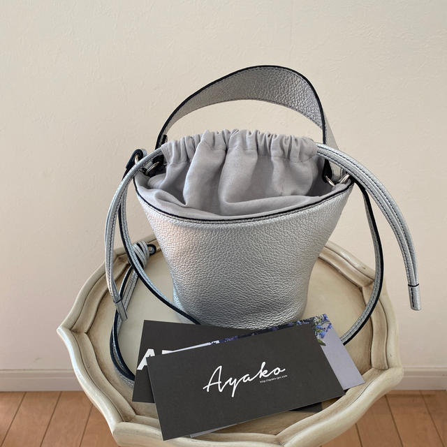 【完売品】ayako Pottery Bag/SILVER