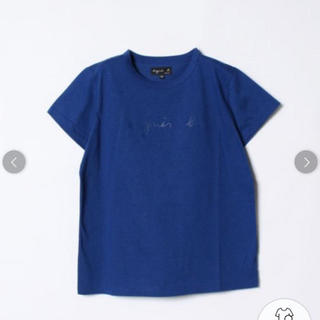 アニエスベー(agnes b.)のアニエスベー　青　Tシャツ　美品(Tシャツ(半袖/袖なし))