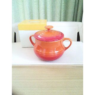 ルクルーゼ(LE CREUSET)の【値下げ】ルクルーゼ　Soup Bowl オレンジ　おうちごはんに(食器)