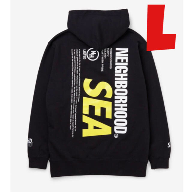 【L】wind and sea neighborhood C-HOODED LS