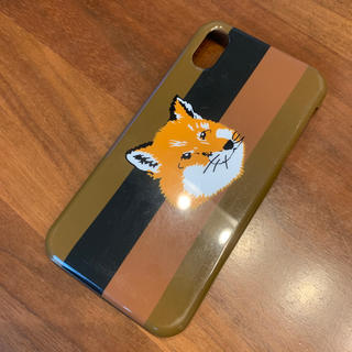 メゾンキツネ(MAISON KITSUNE')のqqさん取り置き(〜6日まで)スマホケース美品✨(iPhoneケース)