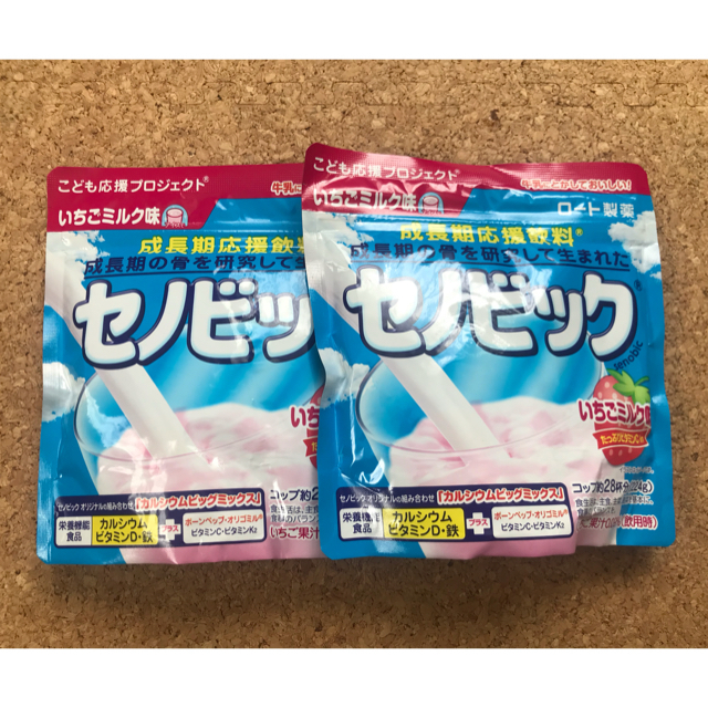 ロート製薬(ロートセイヤク)のセノビック イチゴミルク味 224g 2袋セット 食品/飲料/酒の健康食品(その他)の商品写真