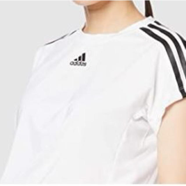 adidas(アディダス)のアディダス　サイドタイ　レディース　Tシャツ レディースのトップス(Tシャツ(半袖/袖なし))の商品写真