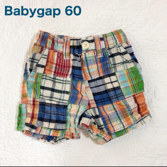 babyGAP(ベビーギャップ)のBabygap ショートパンツ ミント 3-6 60 キッズ/ベビー/マタニティのベビー服(~85cm)(パンツ)の商品写真