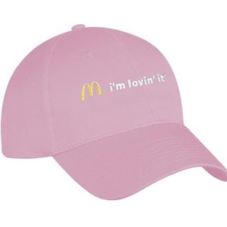 マクドナルド(マクドナルド)のマクドナルド i'm Lovin it Cap Pink ピンク(キャップ)