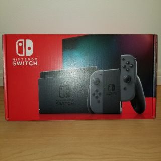 ニンテンドースイッチ(Nintendo Switch)のNintendo Switch グレー 24時以内発送可能！美品 現行型(家庭用ゲーム機本体)