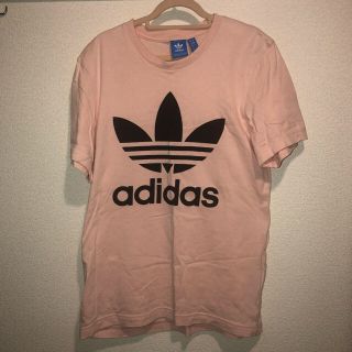 アディダス(adidas)の□ adidas ピンクTシャツ(着画あり)(Tシャツ(半袖/袖なし))