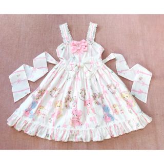 なかよしくみゃちゃんの BABY Anniversary柄 ジュディJSK www.cafe