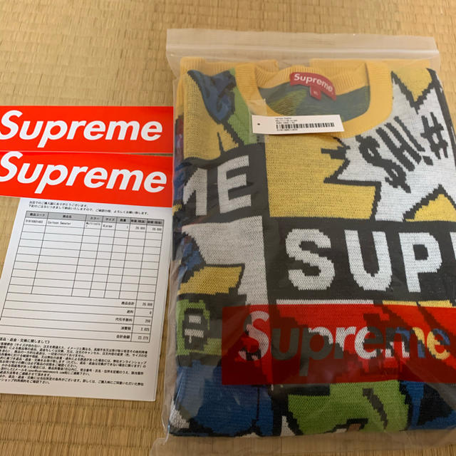 supreme Cartoon Sweater  シュプリーム ニット XL