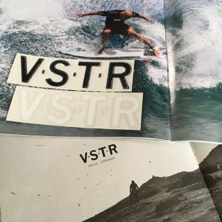 クイックシルバー(QUIKSILVER)のVSTRビジターOG限定激レアダイカットステッカーwhiteケリースレーター(サーフィン)