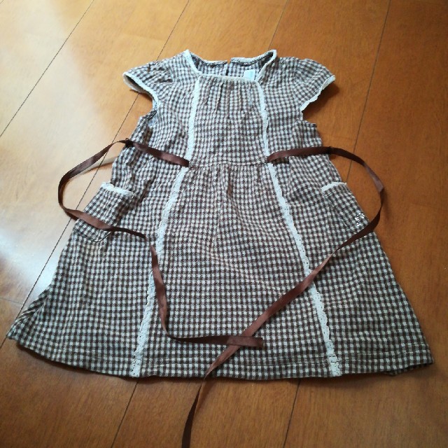 pom ponette(ポンポネット)の90　pom ponette  ワンピース　秋 キッズ/ベビー/マタニティのキッズ服女の子用(90cm~)(ワンピース)の商品写真