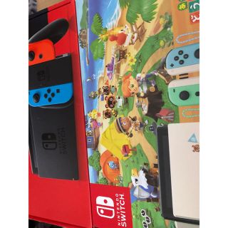 ニンテンドースイッチ(Nintendo Switch)のswitch ネオン+ どうぶつのもり同梱版(家庭用ゲーム機本体)