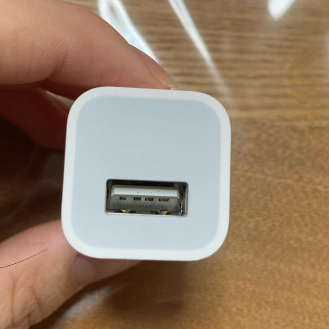 Apple(アップル)のApple 電源プラグ スマホ/家電/カメラの生活家電(変圧器/アダプター)の商品写真