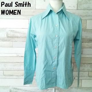 ポールスミス(Paul Smith)の【人気】ポールスミス ウィメン 長袖シャツ 水色 サイズ42 レディース(シャツ/ブラウス(長袖/七分))