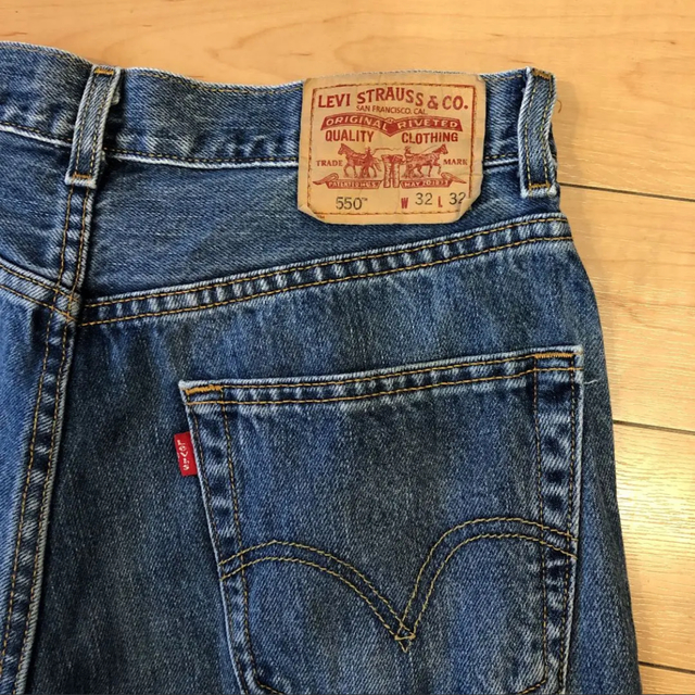 Levi's(リーバイス)の超希少 US企画 ビームス 購入 リーバイス 550 ルーズ バギー デニム メンズのパンツ(デニム/ジーンズ)の商品写真