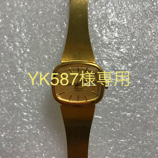 オリエント 女性用 腕時計 ゴールド　自動巻　日本製 新品 未使用