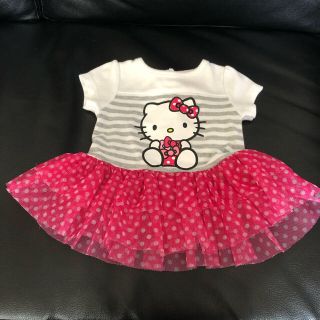 ハローキティ(ハローキティ)の女の子60 Hellokittyワンピース(ロンパース)