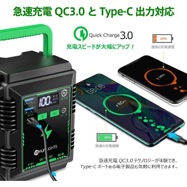 ポータブル電源 家庭用蓄電池 発電機 20000mAh/74Wh 大容量の通販 by ☆槍ヶ岳☆'s shop｜ラクマ