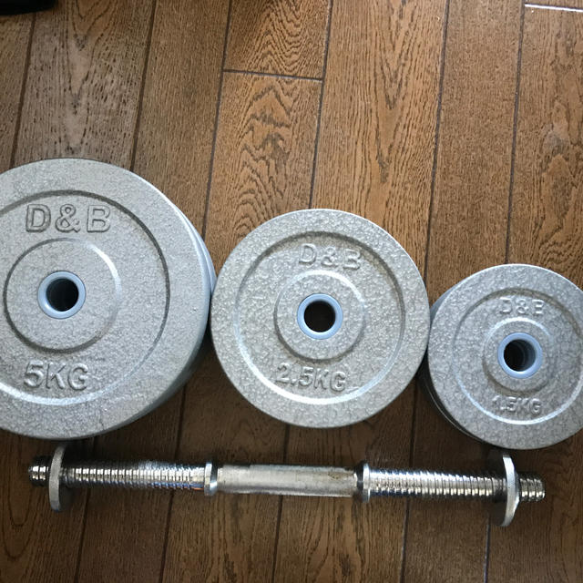 B&D ダンベル セット 18Kg スポーツ/アウトドアのトレーニング/エクササイズ(トレーニング用品)の商品写真