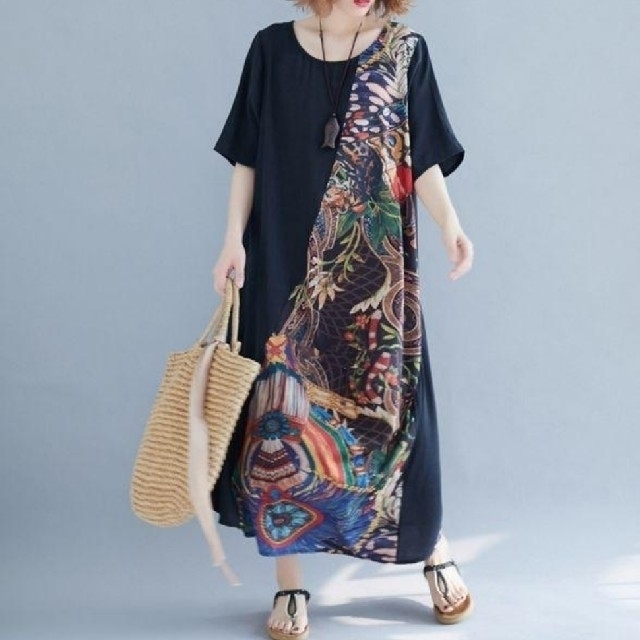ロングワンピース レディース アジア ワンピース 大きめ 人気 エスニックの通販 By まとめ買い超割引 150円 3つ350円 ラクマ ロングワンピース レディース アジア ワンピース 大きめ 人気 エスニックの通販 By まとめ買い超割引 150円 3つ350円 ラクマ