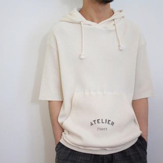 マルタンマルジェラ(Maison Martin Margiela)のマルジェラ　サーマル　アトリエ　Tシャツ　パーカー(パーカー)