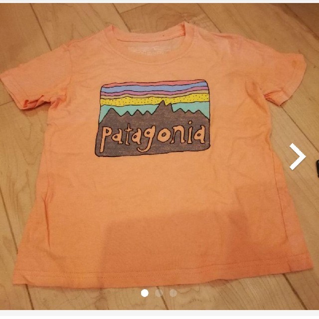 patagonia(パタゴニア)のPatagoniaパタゴニア　ロゴTシャツ キッズ/ベビー/マタニティのキッズ服女の子用(90cm~)(Tシャツ/カットソー)の商品写真