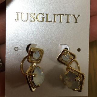 ジャスグリッティー(JUSGLITTY)の新品未使用！ジャスグリッティーピアス(ピアス)