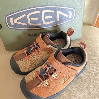 キーン(KEEN)の美品！　KEEN ジャスパー　キッズ　スニーカー　16 キーン (アウトドアシューズ)