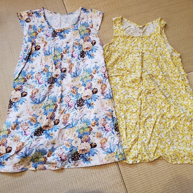 GLOBAL WORK(グローバルワーク)の花柄ワンピース　まとめ売り　サイズ130 キッズ/ベビー/マタニティのキッズ服女の子用(90cm~)(ワンピース)の商品写真