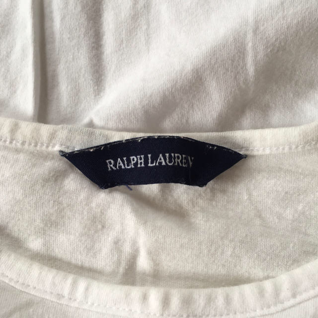 Ralph Lauren(ラルフローレン)の♡usa♪様専用♡ラルフローレンの袖フリルワンポイントTシャツ キッズ/ベビー/マタニティのキッズ服女の子用(90cm~)(Tシャツ/カットソー)の商品写真