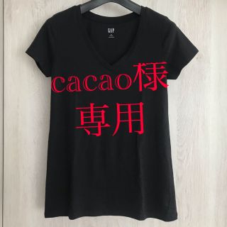 ギャップ(GAP)のTシャツ【ブラック】Vネック(Tシャツ(半袖/袖なし))