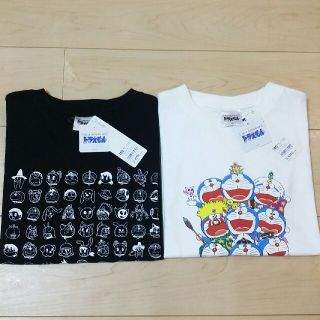 ジーユー(GU)のGU ジーユー ドラえもん Tシャツ 2枚セット 150cm 半袖 キッズ(Tシャツ/カットソー)