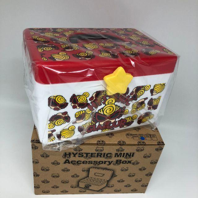 HYSTERIC MINI(ヒステリックミニ)のヒスミニ　ノベルティ　アクセサリーＢＯＸ　レッド インテリア/住まい/日用品の収納家具(ケース/ボックス)の商品写真