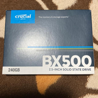 Crucial SSD BX500 内蔵型SSD 2.5インチ 240GB(PCパーツ)