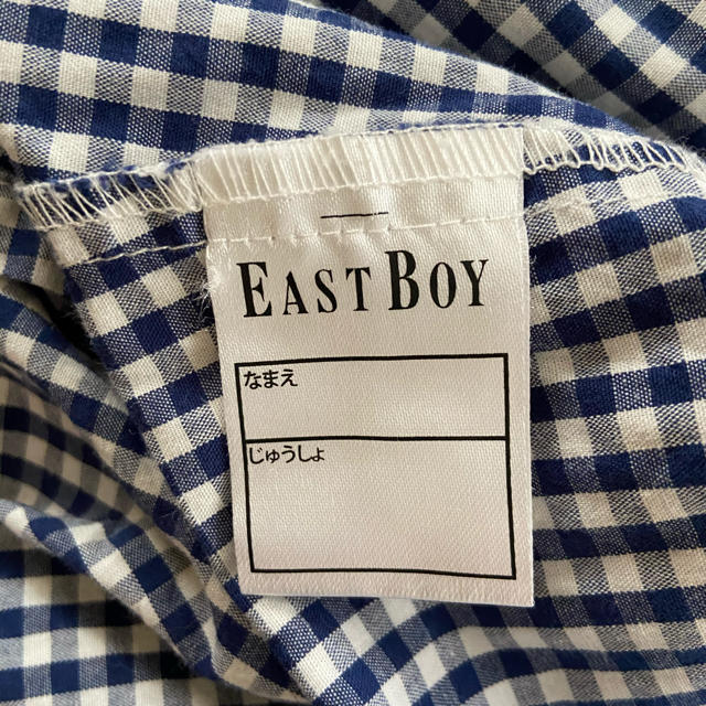 EASTBOY(イーストボーイ)のEAST BOY シャツワンピース　110cm キッズ/ベビー/マタニティのキッズ服女の子用(90cm~)(ワンピース)の商品写真