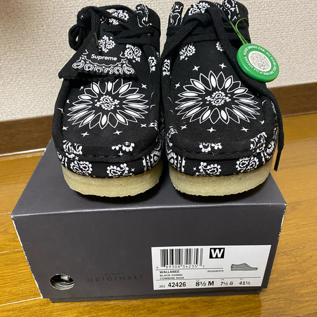 supreme clarks wallabee bandana シュプリーム