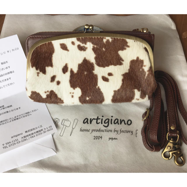 artigiano(アルティジャーノ)お財布ポシェット レディースのバッグ(ショルダーバッグ)の商品写真