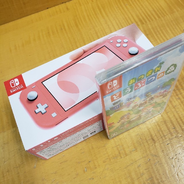 Nintendo Switch light コーラル ピンク どうぶつの森セット