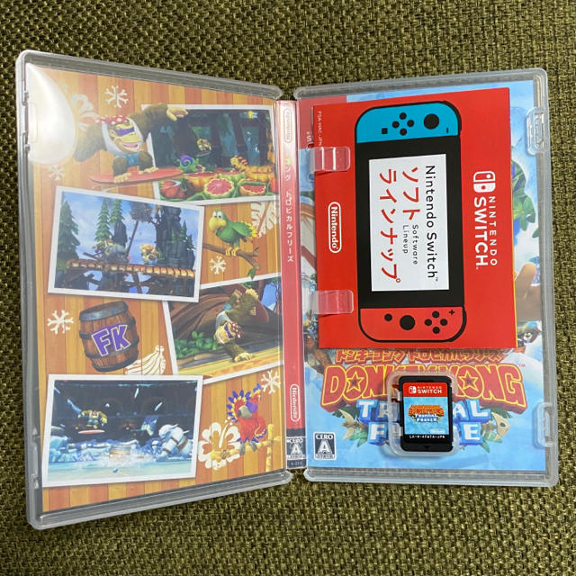 Nintendo Switch(ニンテンドースイッチ)の【任天堂 switch】ドンキーコング トロピカルフリーズ エンタメ/ホビーのゲームソフト/ゲーム機本体(家庭用ゲームソフト)の商品写真