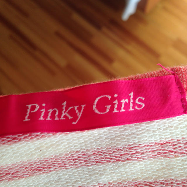 PinkyGirls(ピンキーガールズ)のボーダーカーディガン レディースのトップス(カーディガン)の商品写真