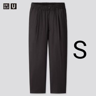 ユニクロ(UNIQLO)のUniqlo U イージーワイドフィットパンツ ブラック SIZE S(その他)