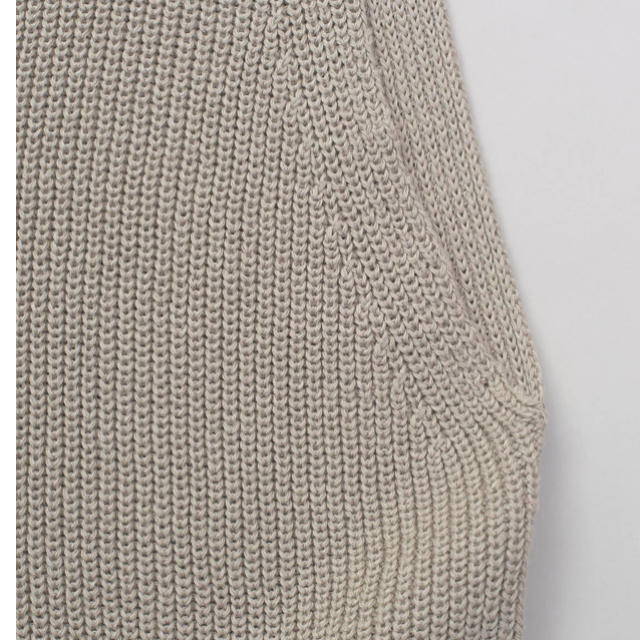 MARGARET HOWELL(マーガレットハウエル)のphlannel  Cotton Linen Mockneck Knit レディースのトップス(ベスト/ジレ)の商品写真