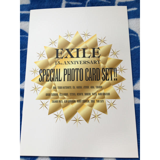 EXILE(エグザイル)のEXILE ANNIVERSARY BOOK エンタメ/ホビーのタレントグッズ(ミュージシャン)の商品写真